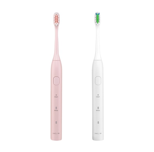 How do I properly brush my teeth with the Sonic Rechargeable Electric Brush?